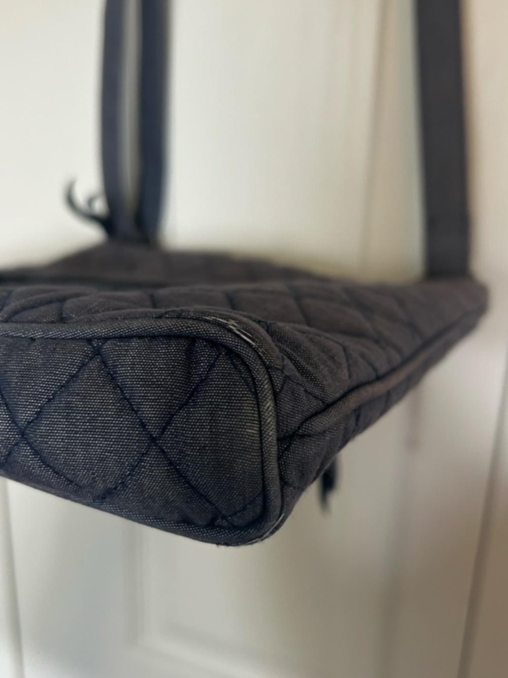 Vera Bradley Denim Quilted Crossbody Shoulder Bag - Picture 8 of 8